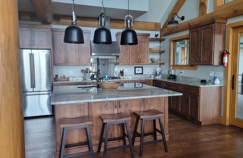 Rosman Cabin | Spectacular mountain lodge with long mountain and lake views. Sunset heaven!