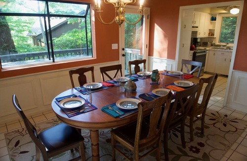 Brevard House | Spectacular panoramic mountain views! 3 king suites, hike, bike, swim, paddle