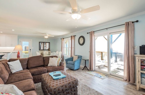 Oak Island House | Spoiled Rotten: Oceanfront house in West Beach with a double porch overlooking t