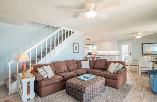 Oak Island House | Spoiled Rotten: Oceanfront house in West Beach with a double porch overlooking t