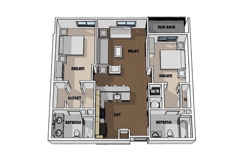 Commonwealth Condo | StaysByWalker 2BR in PlazaMidwood | Parking/Gym