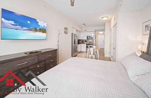 Charlotte Center City Condo | StaysByWalker Uptown High Rise Studio! KingBed
