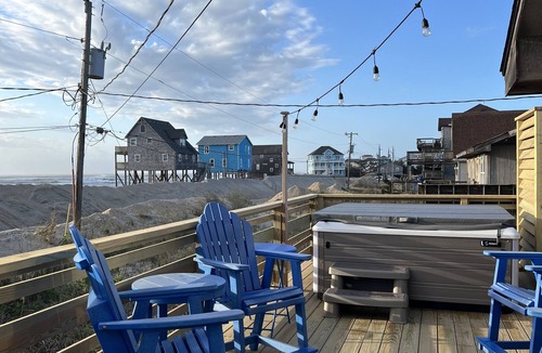 Rodanthe House | Steps from the ocean in the Outer Banks - New Hot Tub, Deck & Dog Run!