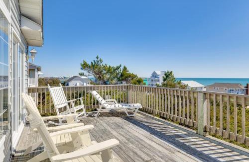Emerald Isle House | Steps to Beach Emerald Isle Home with Deck!