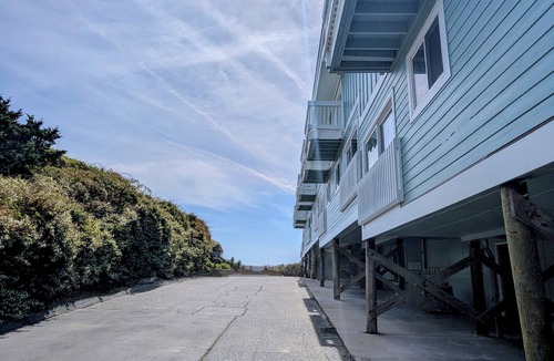 Pine Knoll Shores House | Steps to the beach! Hear the waves & feel the breeze! Your home away from home!