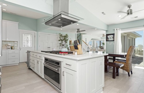 Indian Beach House | Stunning 6 BR Oceanfront Retreat located on a more secluded part of the island