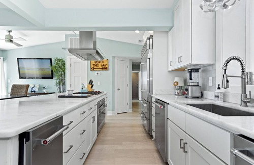 Indian Beach House | Stunning 6 BR Oceanfront Retreat located on a more secluded part of the island