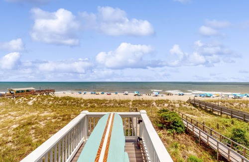 Wilmington Beach House | Stunning oceanfront home with direct beach access and viewing decks