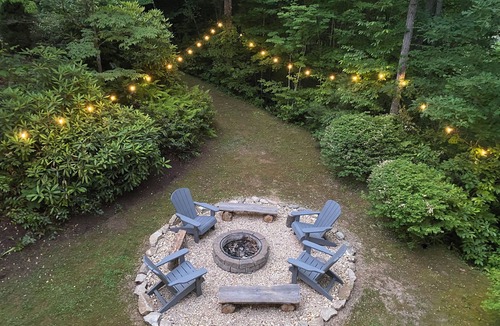 Tuckasegee Cabin | Stunning Smoky Mountain Views Fire Pit Wraparound Deck Game Room