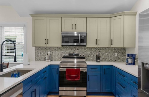 Plaza Midwood House | Stylish 4BR Haven: Serene Backyard and Fire Pit