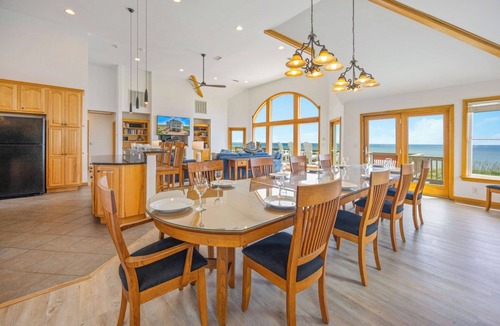 Hatteras House | SUMMER SAVINGS- Oceanfront Dog Friendly w/Pool, Hot Tub, Elevator, Beach Access