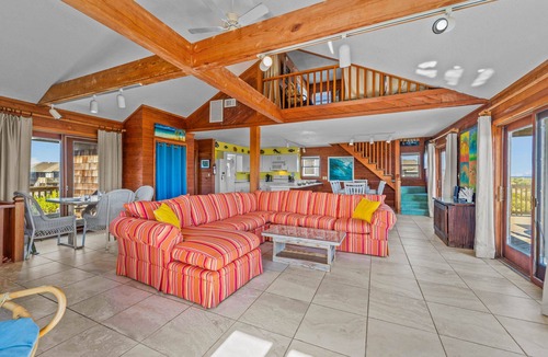 Salvo House | SUMMER SAVINGS - Oceanfront Dog Friendly Home with Pool, Hot Tub, and Game Room