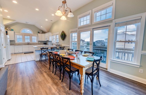 Wind Over Waves House | SUMMER SAVINGS - Semi-Soundfront Dog Friendly w/Pool, Hot Tub, Cmty Boat Ramp