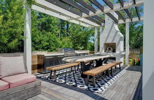 Ogden House | Sunroom, Deck & Spa: Luxe Wilmington Home!