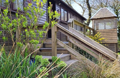 Brayford Cabin | Sunset Cabin, watch the sunset over the north Devon horizon in this cosy cabin!