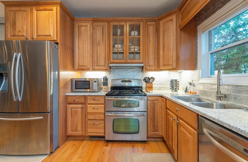 Forest Lake Heights House | Sunset Haven on Lake James | Private Dock, Fire Pit & Game Room!