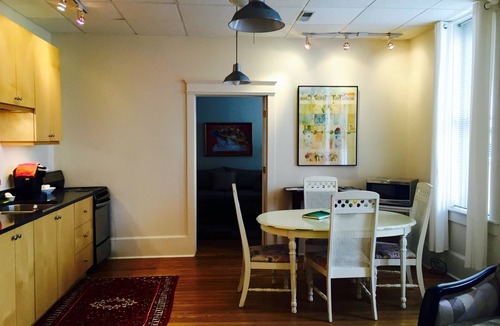 Hendersonville Apartment | Sunset on the Attic on Main Street. Charming Hendersonville. Walkable. Off street parking