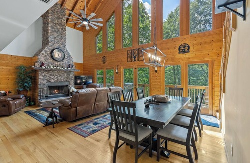 Cullowhee House | Sweet Mountain Dreams - 2BR: Mountain Retreat w/Lake Glenville Views, Firepit