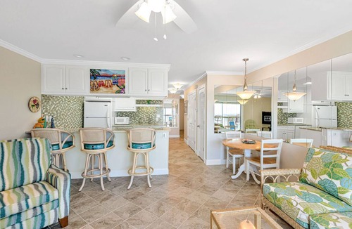 Emerald Isle Condo | "SweetWater" ~ 1302 Queens Court ~ 1Bd/1Ba Top Floor Oceanfront Condo ~ Elevator
