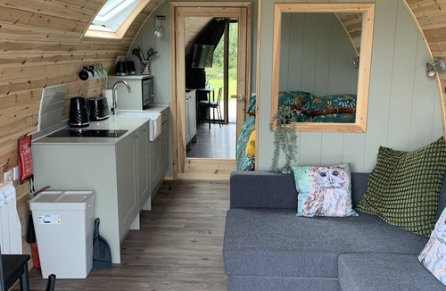 Oban Cabin | Tawny Owl Pod with Hot Tub