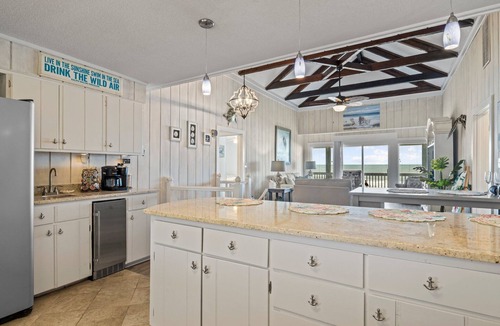 Pine Knoll Shores House | The Beachcomber- Stunning Oceanfront Home in PKS, NC