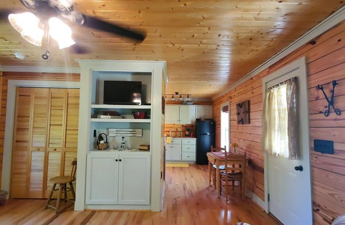 King Cabin | The Cabin - It's Get Cozy Time! The Hot Tub is Ready!