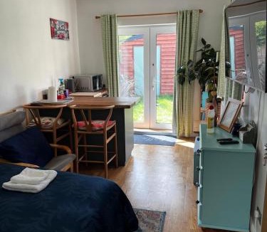 Caversham Apartment | The Cherry Hill Studio - Kitchenette, bathroom, parking and lovely garden