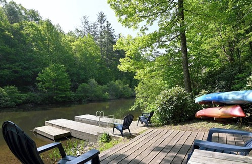 Lake Sequoyah Cabin | The Cottage at Lake Sequoyah- It's cooler by the water