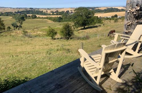Lesbury Apartment | The Goods Wagon, private garden and stunning views