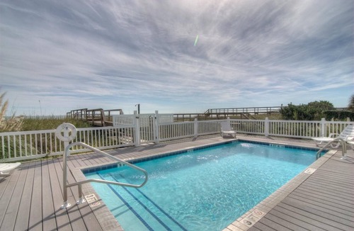 Carolina Beach House | 🌴The Hideaway B: Oceanfront Duplex, Shared Pool, Beach Access🌴