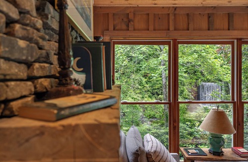 Mirror Lake Cabin | The Millhouse | The historic Mill House on Mirror Lake and Cullasaja River