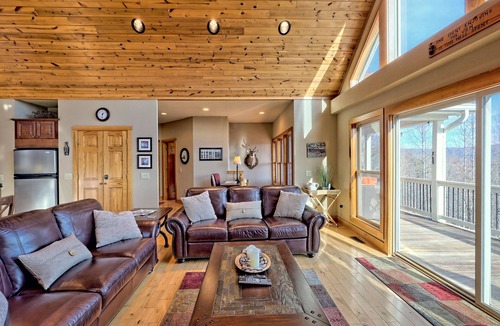 Hayesville House | The Overlook by Chatuge Home Concierge Awesome lake and mountain views, fire pit, hot tub, gas grill