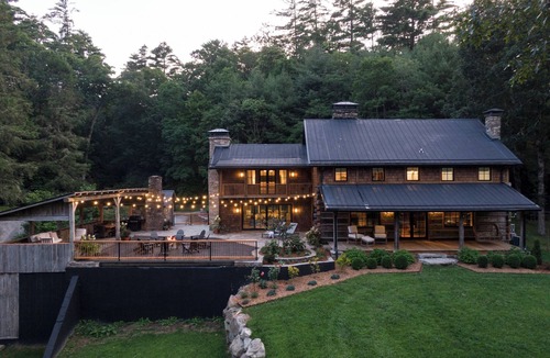 Highlands House | The Peregrine: Flat Mountain Farm - expansive luxury home on historic 28 acre rhododendron farm