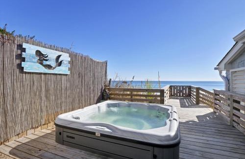 Surf City House | The Turtle's Nest- Oceanfront Cottage - Hot Tub - Dog Friendly
