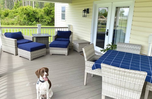Gloucester House | The Yellowfin Inn- Down East Vacation Home with Sound Side Views