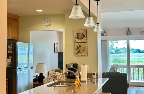 Saint Helena Island Villa | This villa is located on the back waters and canal; 0.2 miles from the beach.