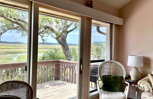 Saint Helena Island Villa | This villa is located on the back waters and canal; 0.2 miles from the beach.