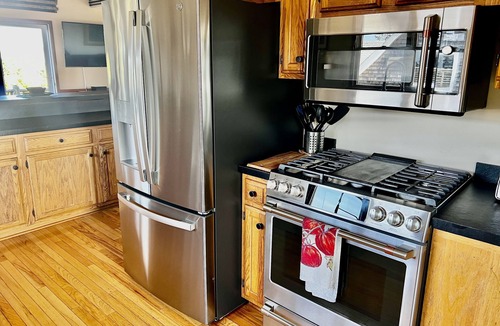 Ocracoke House | Three-bedroom house with views, decks, golf cart and home gym!