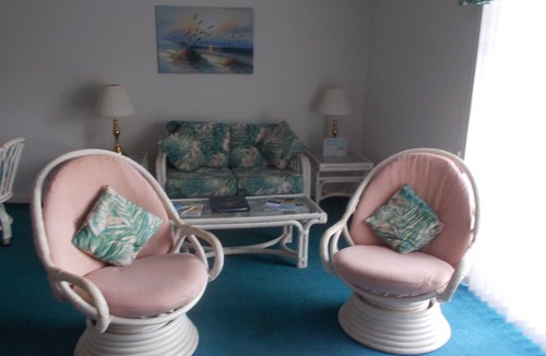 Sea Trail Condo | Top floor with balcony, across from pool & activity center, 4 minutes to beach