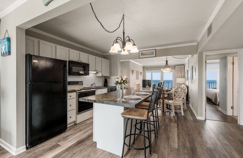 Nags Head Condo | Top Floor with Oceanfront & Sound Views! Walk-in Shower, Avail: 9-6-25 - 9-13-25
