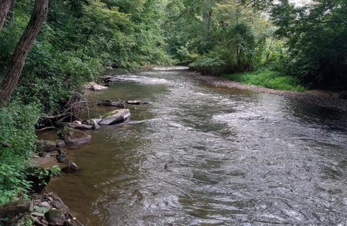 Haywood County House | Tranquil Creekside Mountain View Getaway