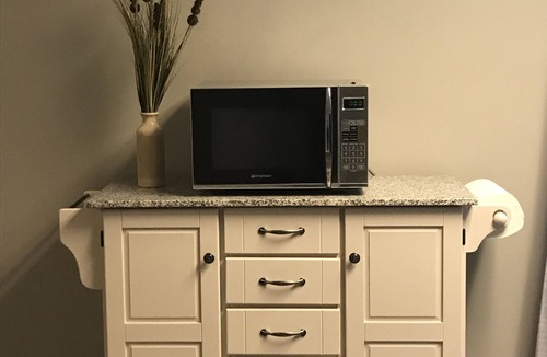 Prosperity Church Road Apartment | Tranquil Escape~Modern 1BD Suite on Greenway