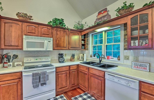 Gerton Cabin | Tranquil Hendersonville Cabin w/Mountain Views!