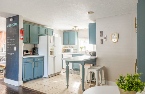 Woodfin Apartment | Tranquility Suite with Porch! Pet- Friendly!