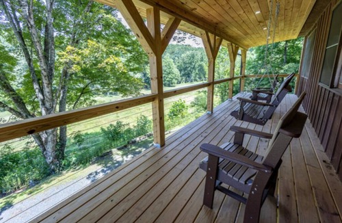 Springmaid Mountain Cabin | Twin Falls Cabin Top & Bottom Combined