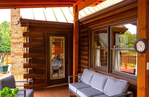 Hurdle Mills Cabin | Two Stunning Lakefront Cabins w/Hot Tubs on 25 Acre Nature Retreat
