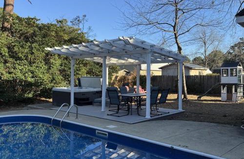 Terry Sanford House | Ultimate Family Getaway Private Pool and Hot Tub