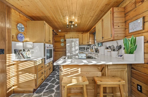 Sevierville Cabin | Ultimate Riverfront Cabin Retreat Private Swimming Hole Smoky Mountains