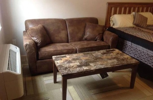 Harvey Apartment | Unit 1: Cozy Studio Microhotel with Full Kitchen.