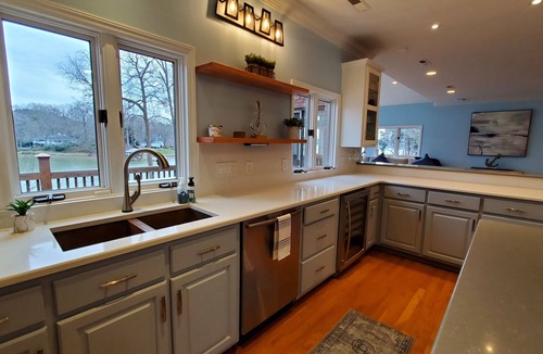 Mayhew House | Updated Lakefront Home w/great outdoor space and private dock, Sleeps 12.